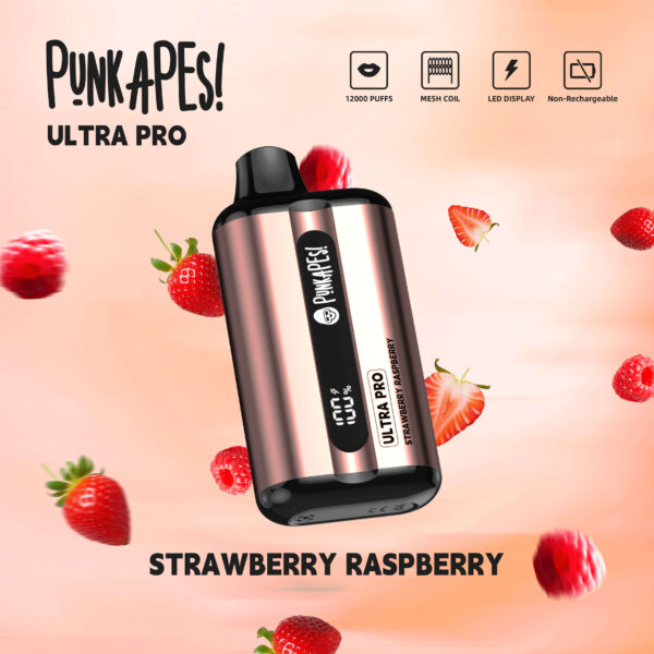 Punkapes Ultra Pro 12000 – Strawberry Raspberry