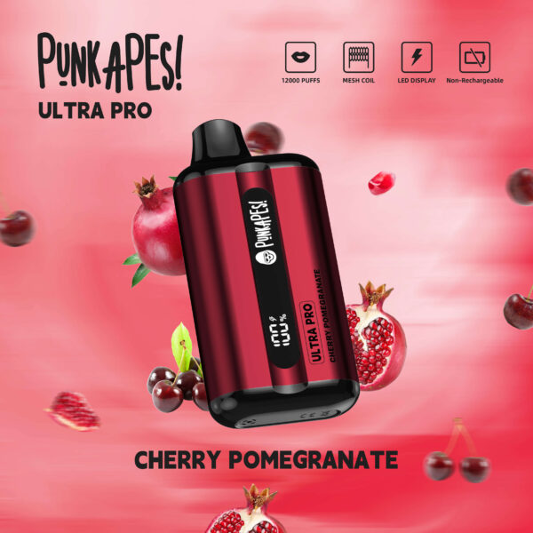 Punkapes Ultra Pro 12000 – Cherry Pomegranate