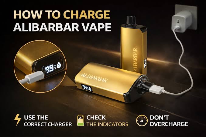 Alibarbar Vape How to Charge