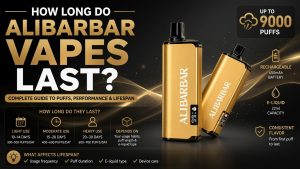 how long does an Alibarbar vape last